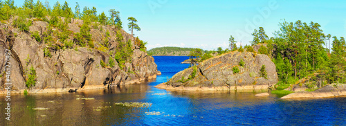 Slika na platnu Skerries of Ladoga lake, Karelia, Russia