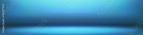 soft blue background, abstract wall studio horizontal room, can be used to present your product	

