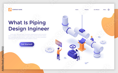 Isometric Vector Modern Template