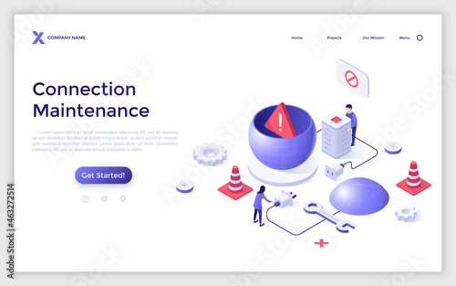 Isometric Vector Modern Template