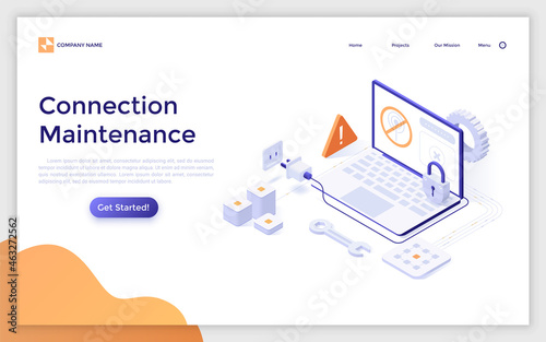 Isometric Vector Modern Template