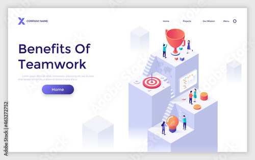 Isometric Vector Modern Template