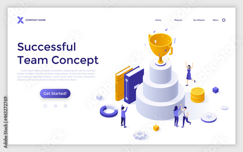 Isometric Vector Modern Template