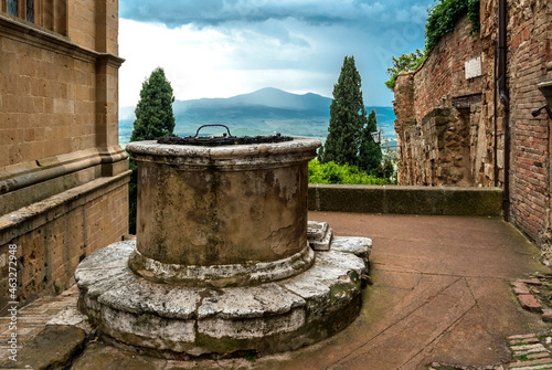  Beautiful landmark of Pienza,Orcia valley,Italy.