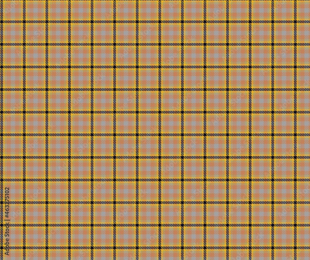 Modern classic tartan plaid pattern for fabric printing. Flannel textile print for scarf, blanket, throw pillow, dress, jacket, coat, and other modern autumn-winter costume fabric design.