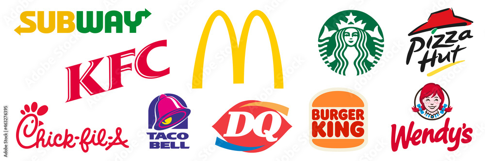 Fast Food Chain Names The largest fast food restaurant chains: McDonald's, Starbucks, Subway ...