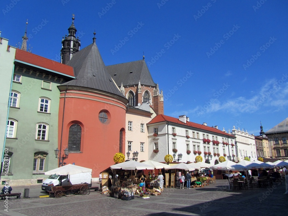 Obraz premium Mały Rynek, Kraków, Poland. 