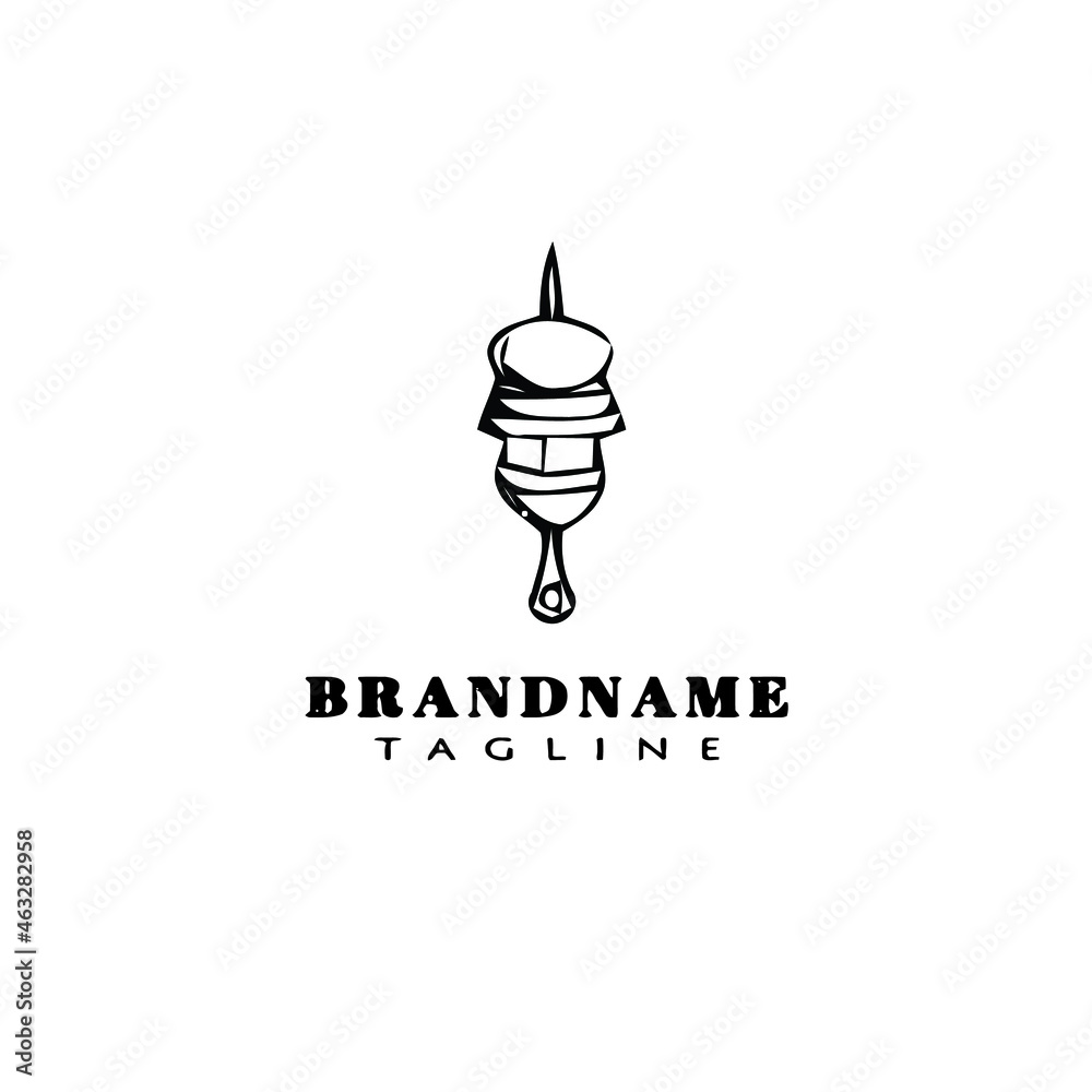 canape logo cartoon icon design template black flat vector illustration canape logo cartoon icon design template black flat vector illustration