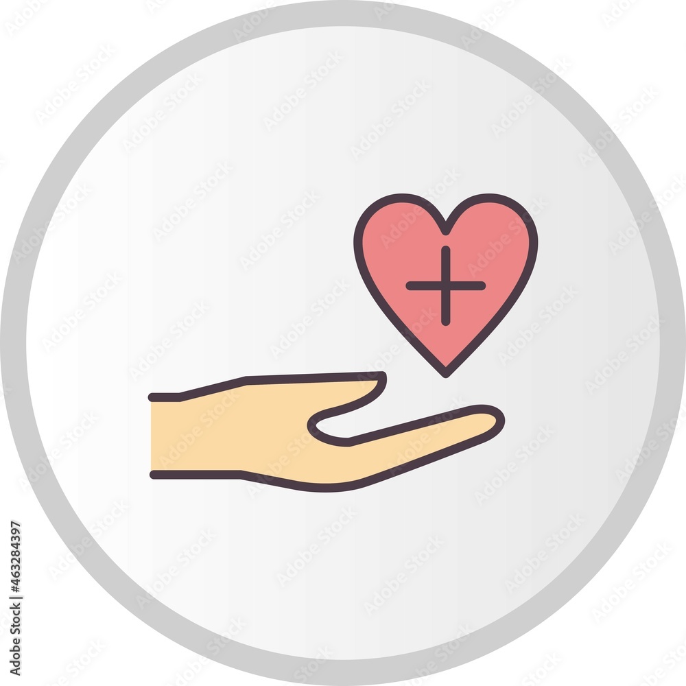 Health Care Filled Vector Line Icon Design Health Care Filled Vector Line Icon Design