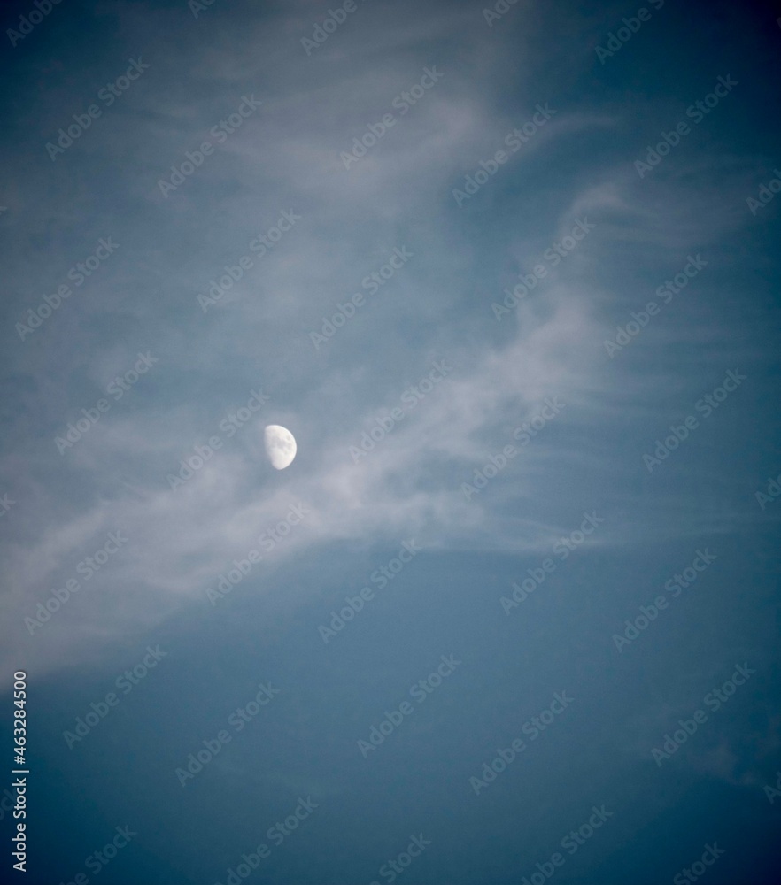 moon and clouds