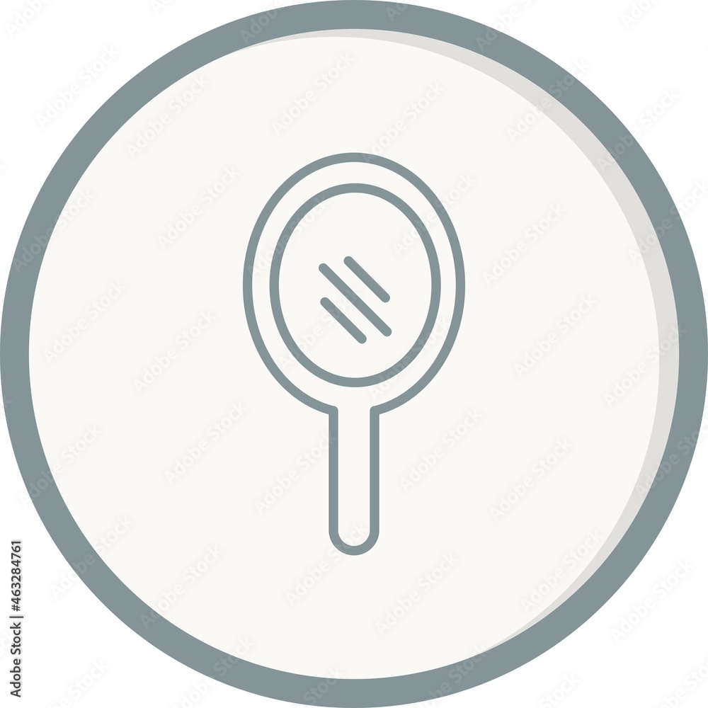 Mirror Filled Vector Line Icon Design Mirror Filled Vector Line Icon Design