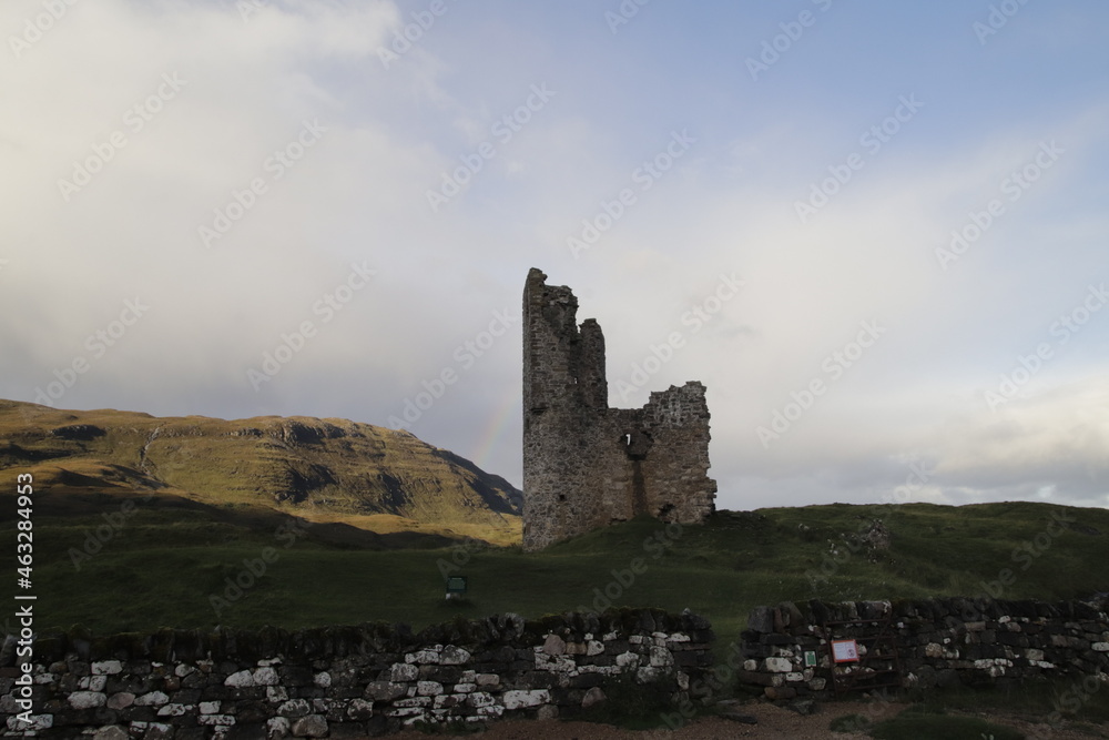 Scotland Loch Assynt - Ardvreck Castle