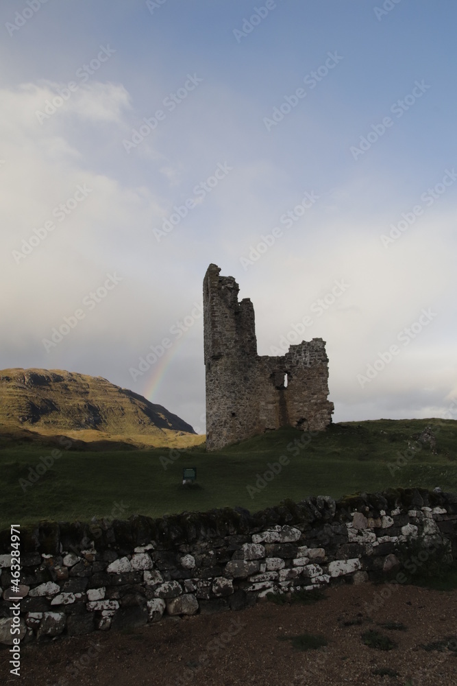 Scotland Loch Assynt - Ardvreck Castle Scotland Loch Assynt - Ardvreck Castle