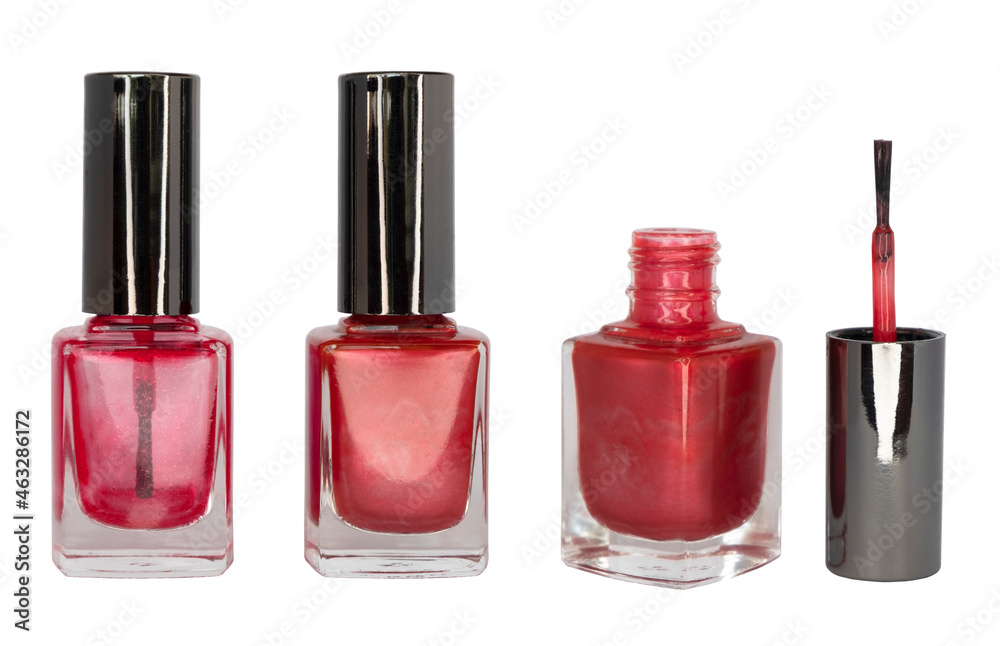 Nail polish bottle isolated on white background. Nail polish bottle isolated on white background.
