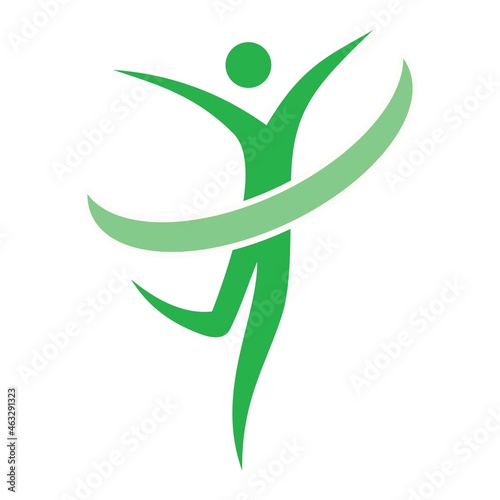 slim body diet symbol vector design