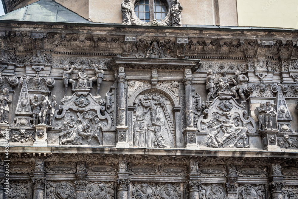Obraz premium Boim Chapel facade detail - Lviv, Ukraine