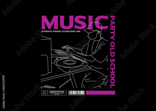 Aesthetic Graphic Design for T shirt  Street Wear and Urban Style