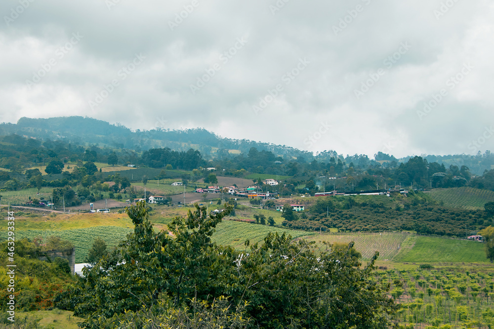 Hermoso paisaje natural colombiano