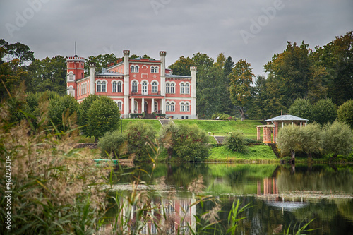 Old Birini Manor in Latvia.