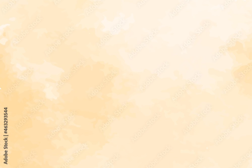 Watercolor peach beige background for paper design. Soft pastel wallpaper. Illustration as template for layout composition