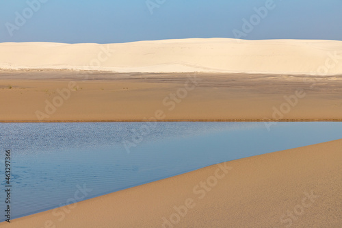 Lake, sand and dunes