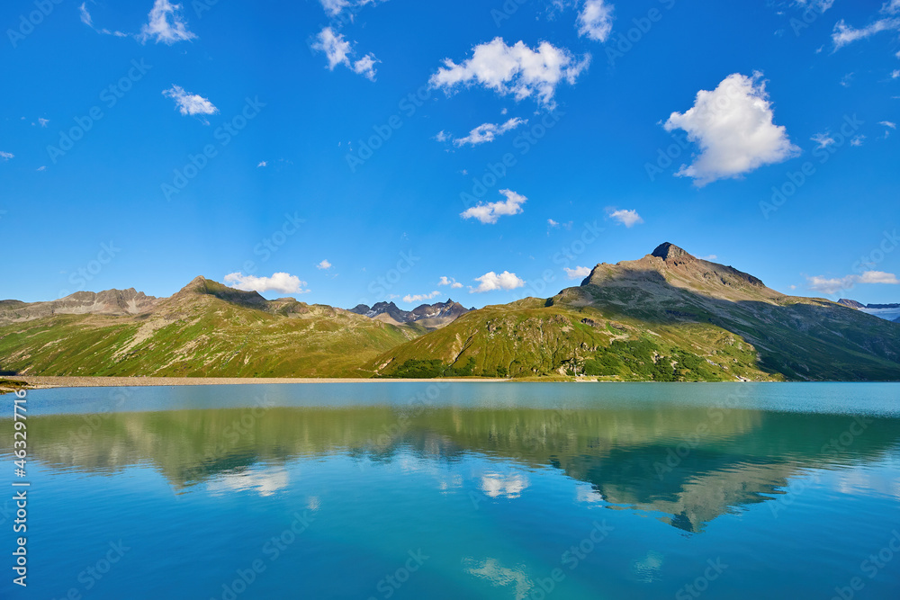 Silvretta Lake, Bielerhöhe, Vorarlberg, Austria