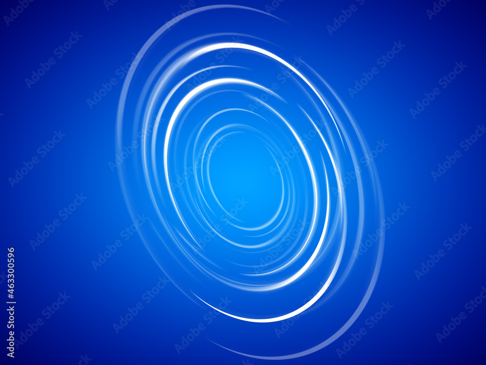 Abstract spiral or swirl design element on blue background. Illustration. Abstract spiral or swirl design element on blue background. Illustration.