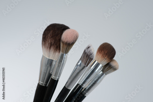 Obraz w ramie makeup brushes