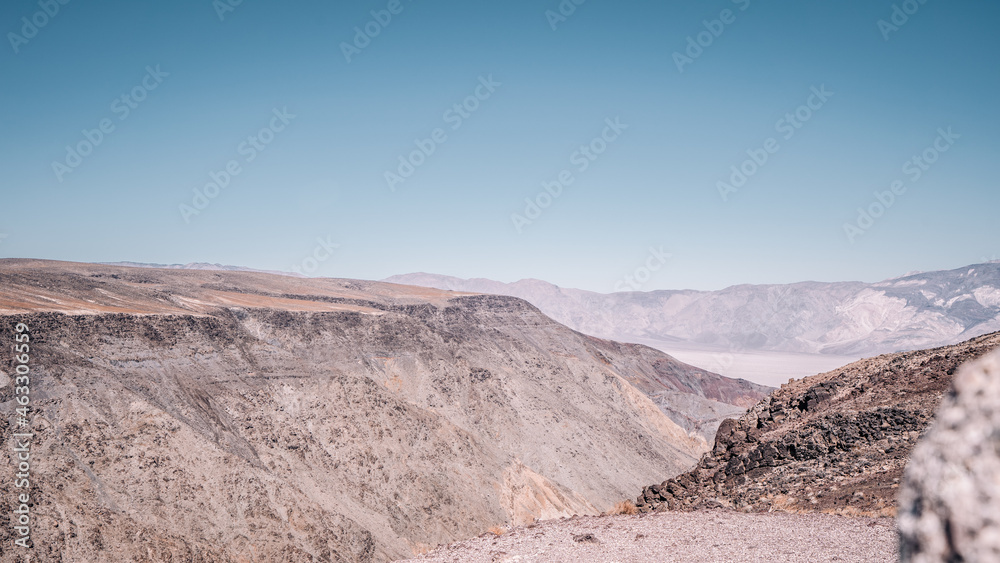Death valley desert during the day. Arizona, USA. 