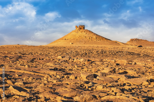 The Camel Mount in the Negev Desert. Mitzpe Ramon, Israel.