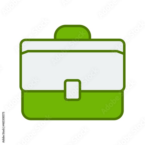 Brief Case Filled Linear Vector Icon Design