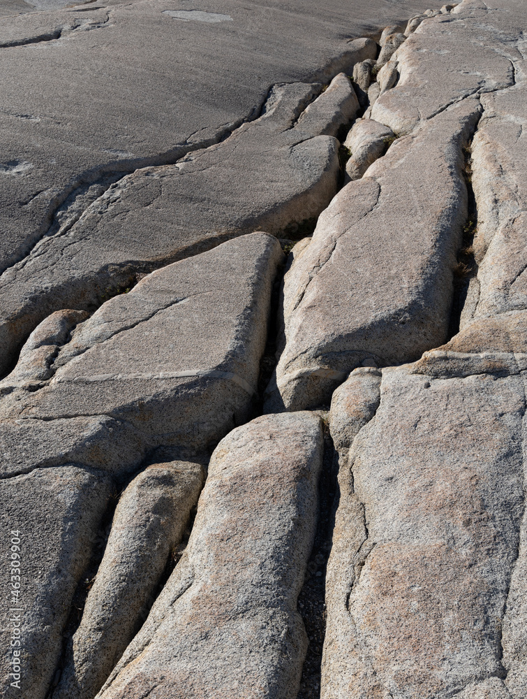 Cracks in granite in Yosemite National Park Cracks in granite in Yosemite National Park