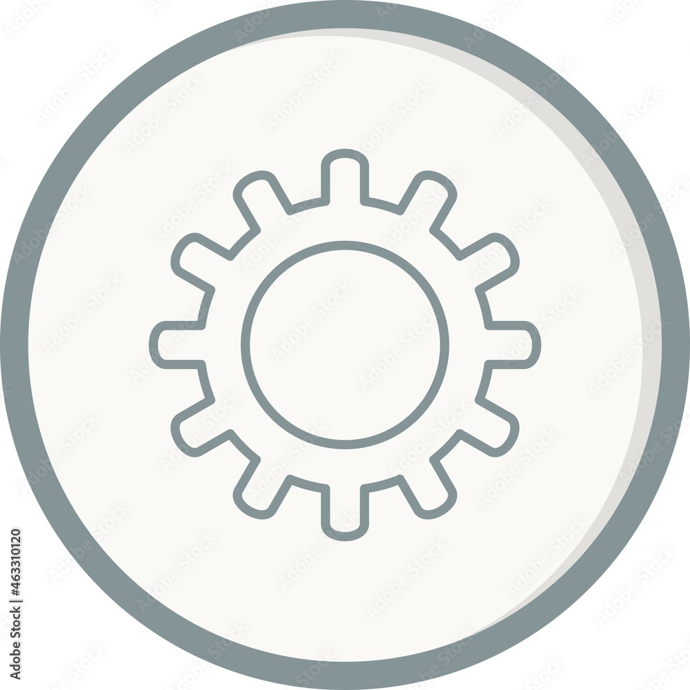 Setting Filled Linear Vector Icon Design Setting Filled Linear Vector Icon Design