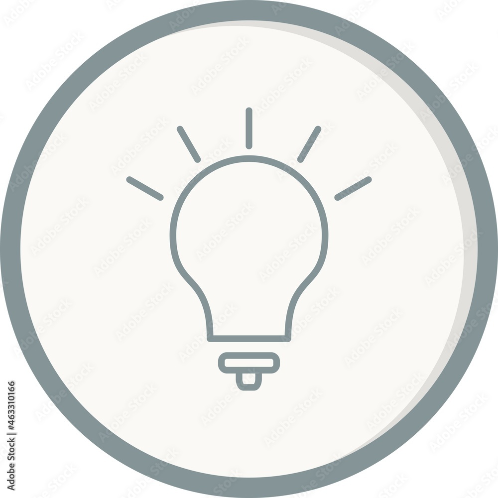 Idea Filled Linear Vector Icon Design Idea Filled Linear Vector Icon Design