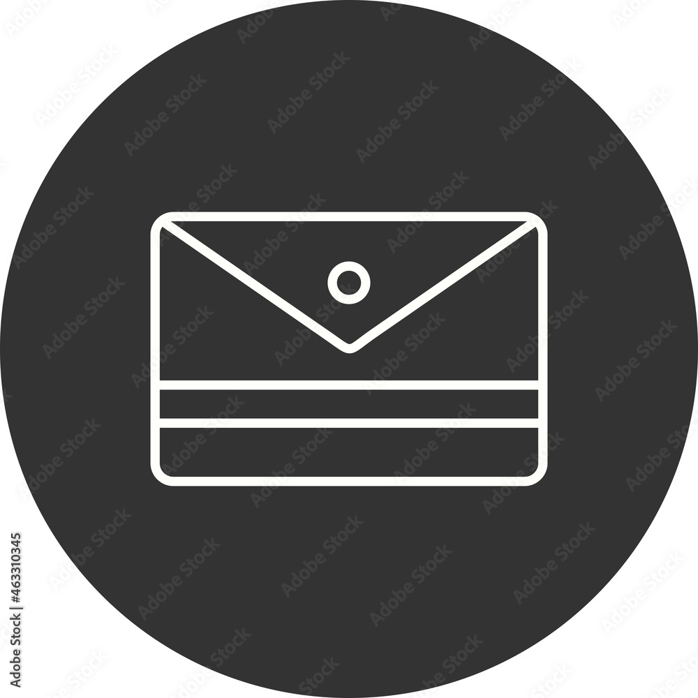 Envelope Filled Linear Vector Icon Design Envelope Filled Linear Vector Icon Design