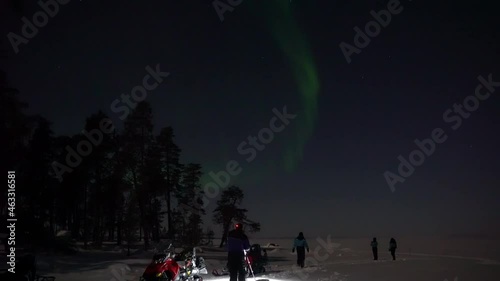 Aurora, Northern lights in Finland photo