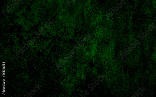 Deep dark green textured concrete background. Abstract texture for graphic design or wallpaper