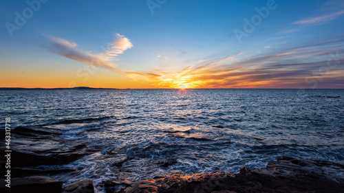 Sunrise at Otter Cliffs - Acadia National Park  Maine