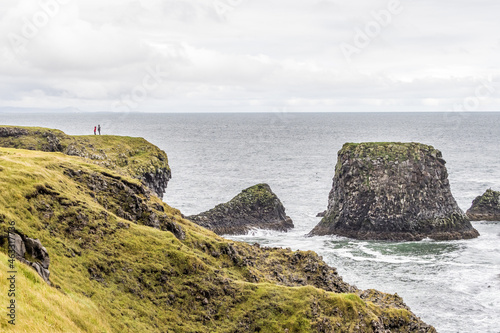Famous seascape of Arnarstapi village at Icelandic Snaefellsnes peninsula