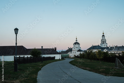 View of the Sviyazhsky Assumption Monastery in summer photo