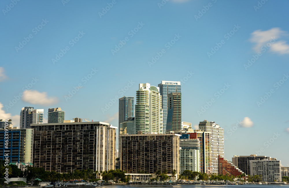 Photo of Brickell Miami highrise architecture