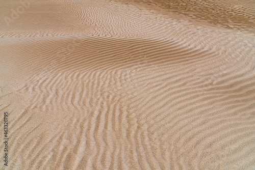 Rippled sand dunes at the Donnelly river mouth beach at Pemberton WA photo