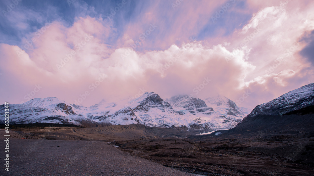 landscape in the morning