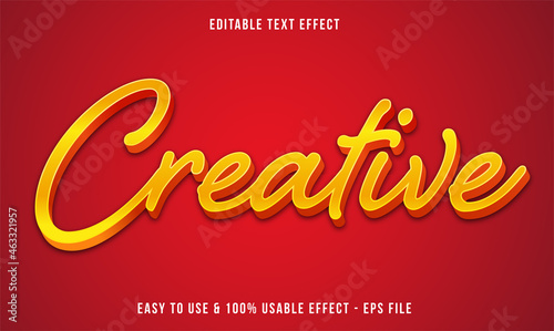 creative editable text effect template with abstract style use for business brand and company logo