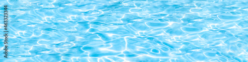 Blue swimming pool rippled water hero header