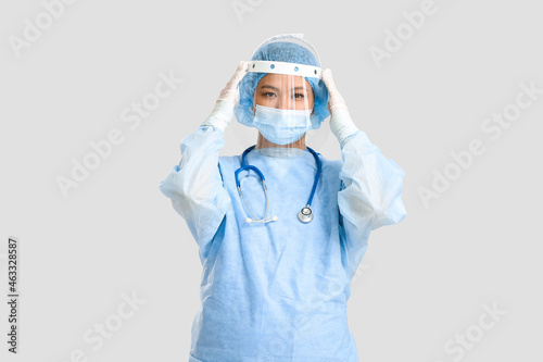 Portrait of female Asian su...