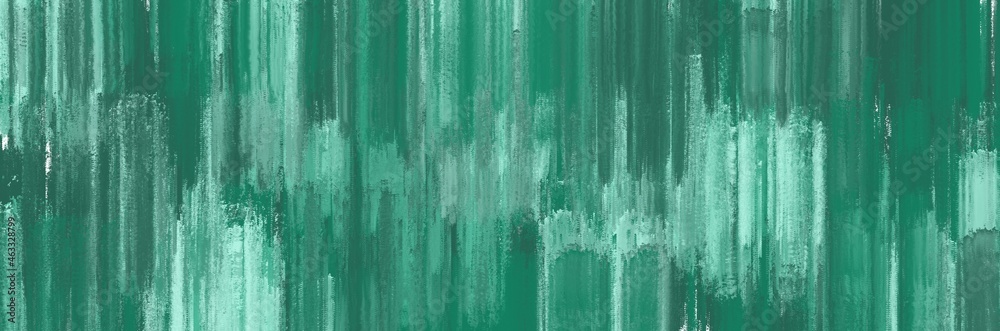 Fototapeta premium Abstract background painting art with green grunge wall paint brush for presentation, website, halloween poster, wall decoration, or t-shirt design.