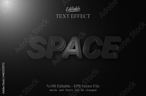 SPACE Editable Text