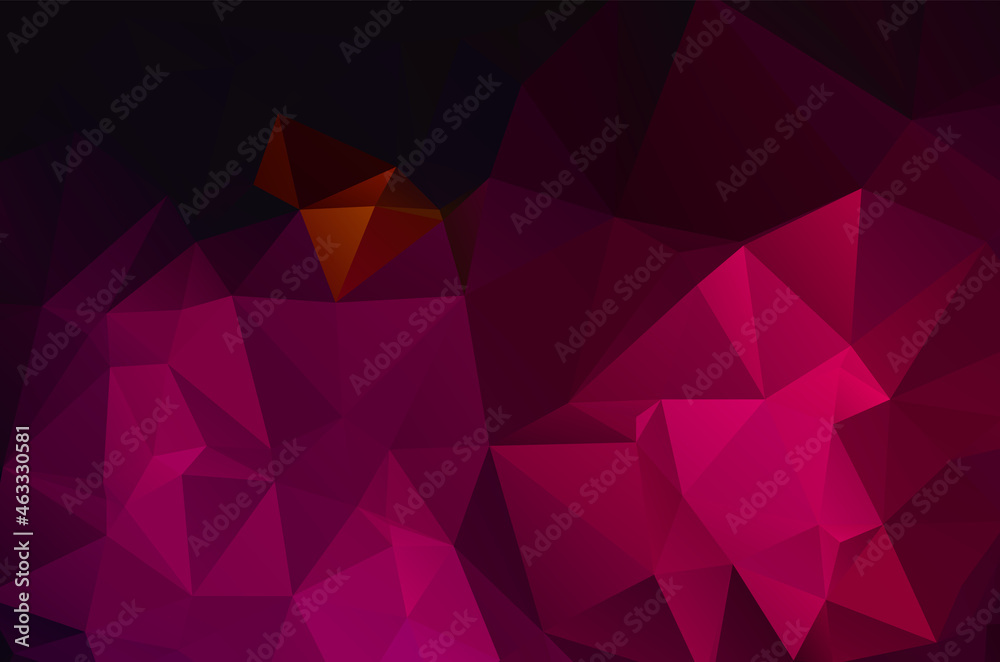 Obraz premium Colorful purple vivid polygonal triangular background pattern