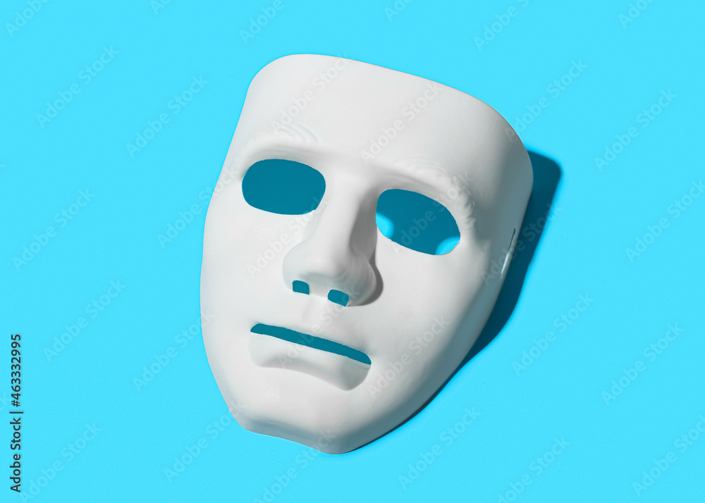 Guy Fawkes mask on color background Guy Fawkes mask on color background